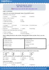 Đề thi giữa kì 1 Tiếng Anh 6 Right on! - Đề số 4
